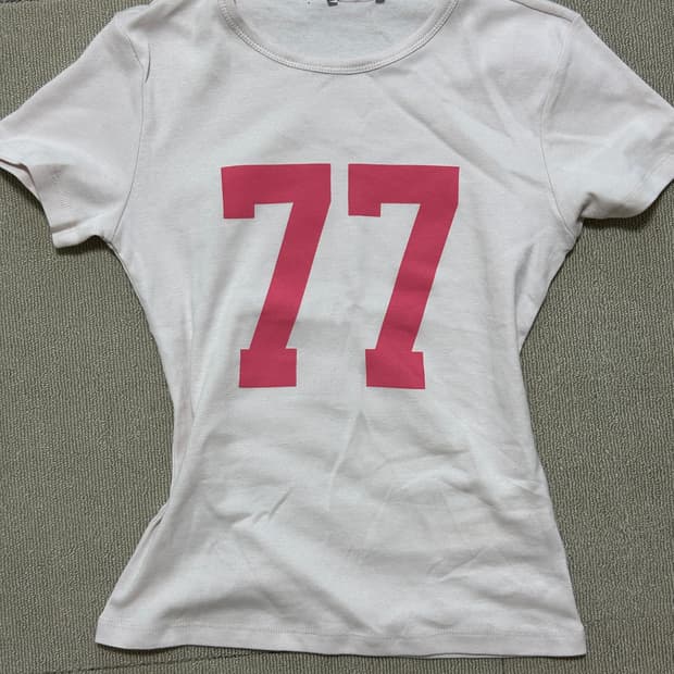 브랜디멜빌 베이비핑크 77 티셔츠