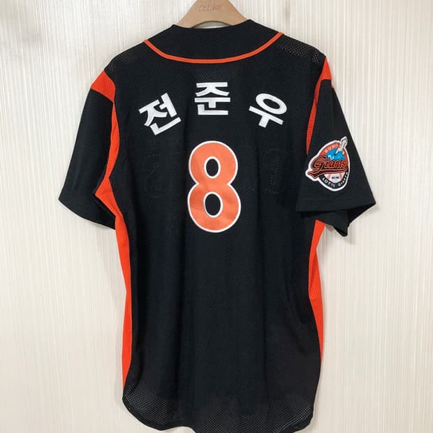 KBO 카멜레온어센틱 롯데자이언츠 블랙원정유니폼/져지 105 #8 전준우