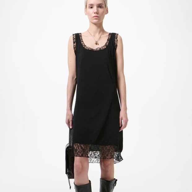 [34,36]아워레가시 26ss DAWN 레이스 드레스/블랙