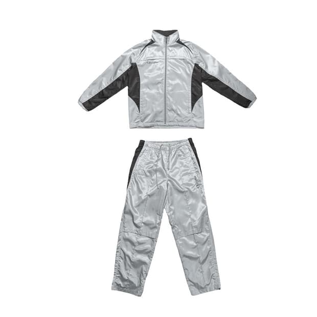 챔피온 올드스쿨 바람막이 트레이닝 세트 실버-블랙 L