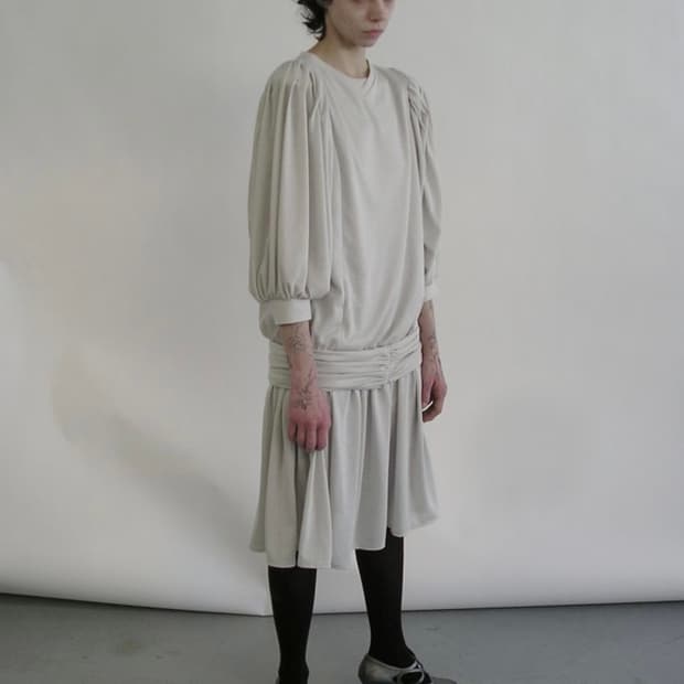 에옹쓰 아르누보 드레스 세이지그린