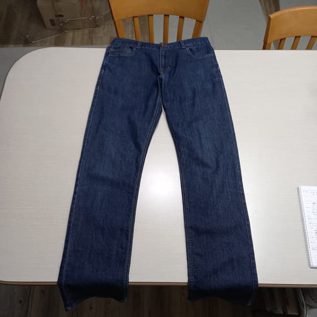 32 JOFF STYLE 스판 일자진 진청 32-312