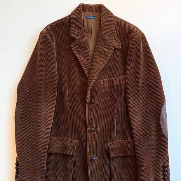 폴로랄프로렌 엘보우 패치 코듀로이 블레이저