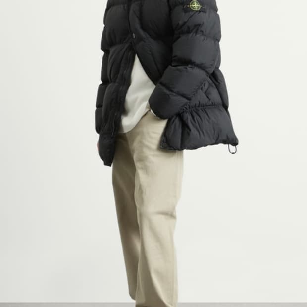 [XXL] 스톤아일랜드 25fw 크링클랩스 패딩 블랙