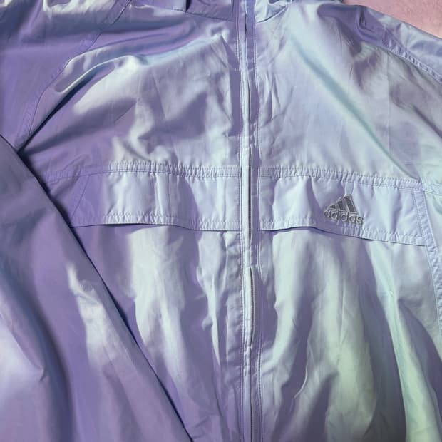 아디다스 올드스쿨 스카이블루 바람막이