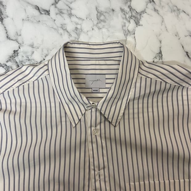 유스 루즈드 스트라이프 셔츠