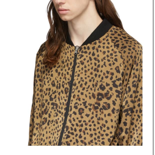 니들스 레오파드 리버시블 트렉자켓