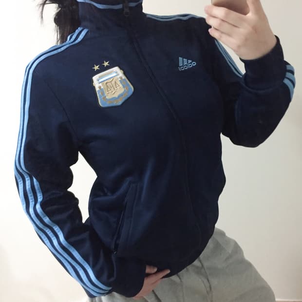S급 아디다스 아르헨티나 져지 네이비&스카이블루