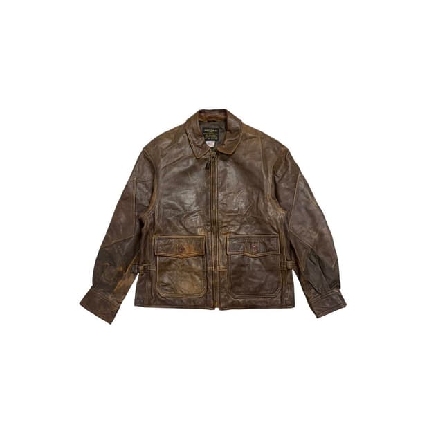 Avirex 아비렉스 빈티지 가죽 자켓