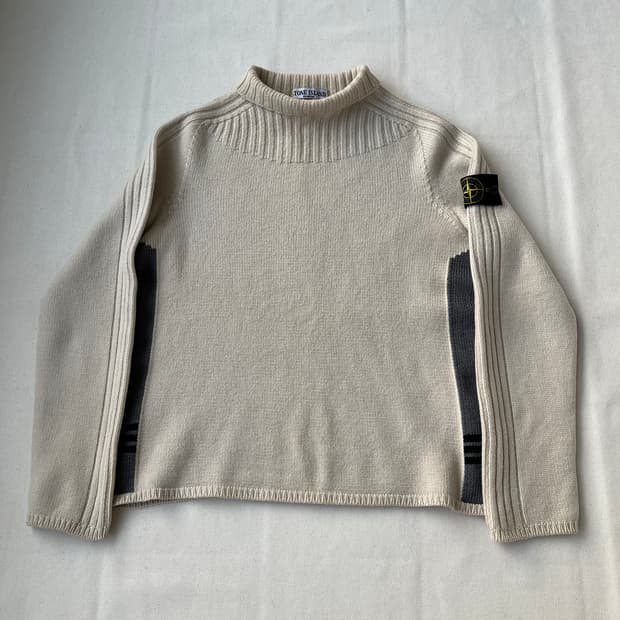 스톤 아일랜드 2003 A/W 크롭 니트