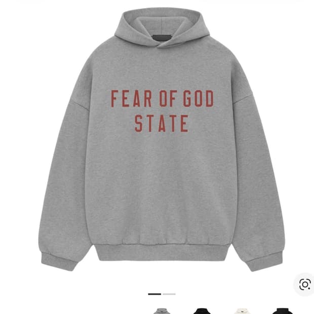 에센셜 피어오브갓 스테이트 후드