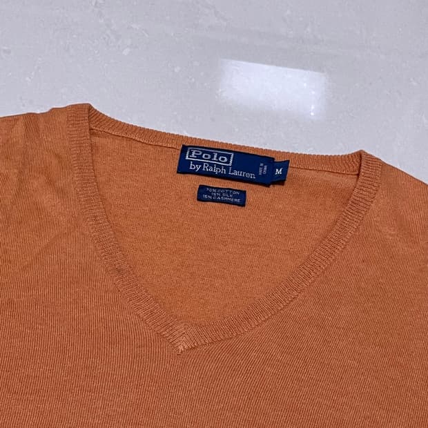 POLO 폴로 랄프로렌 만다린컬러 실크코튼캐시 니트