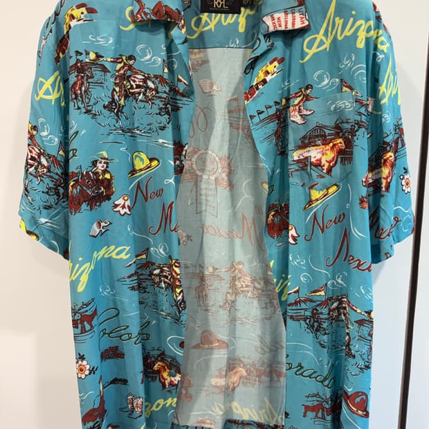 RRL 더블알엘 반팔셔츠