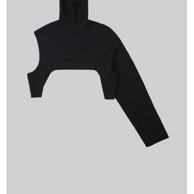 CENE OVERLAY TURTLE-NECK SWEATER 