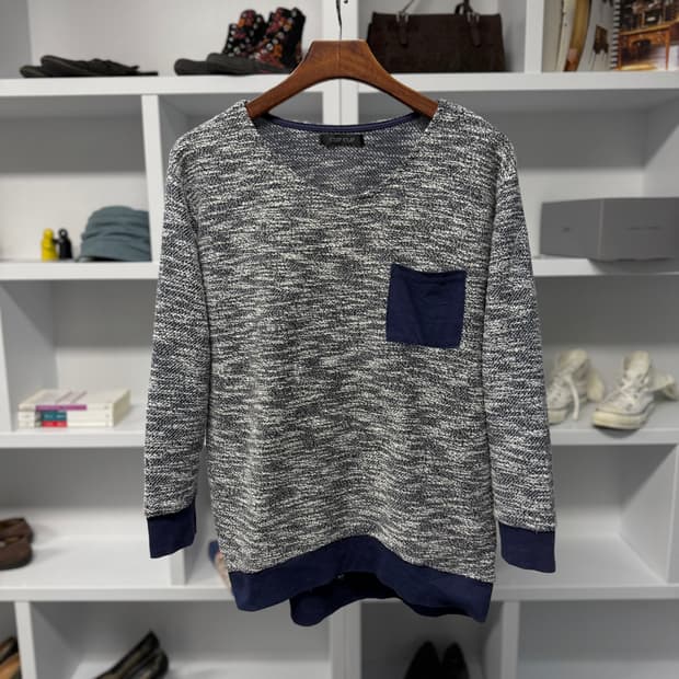 clip clip 멜란지 니트