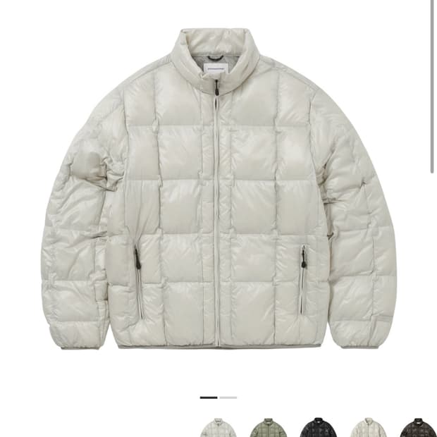 디스이즈네버댓 퍼텍스 라이트 다운 자켓 스톤