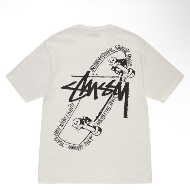 Stussy 스투시 스케이트 파시 피그먼트 반팔 티셔츠