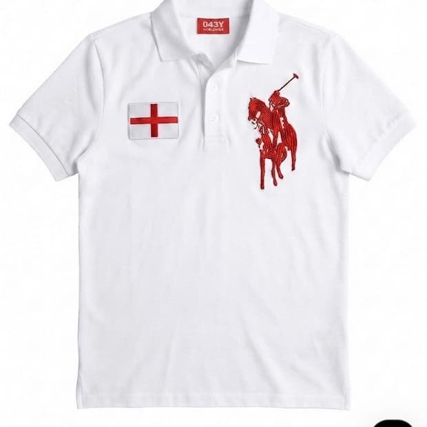 George Cross Cropped Polo Shirt (1)