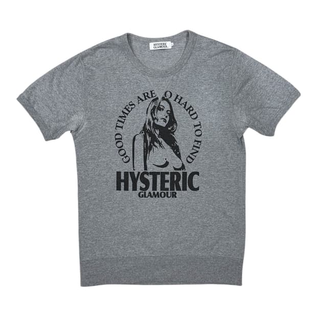 히스테릭 글래머 아카이브 히스걸 반팔 맨투맨 스웨터 티셔츠
