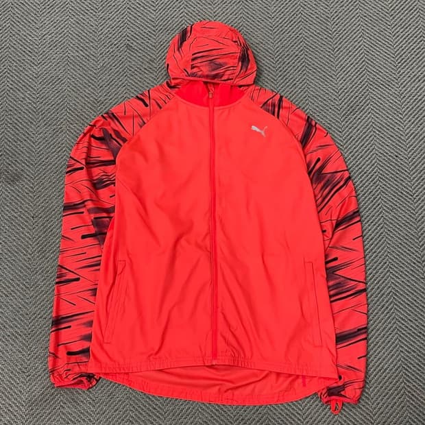 퓨마 패턴 바람막이 v0074