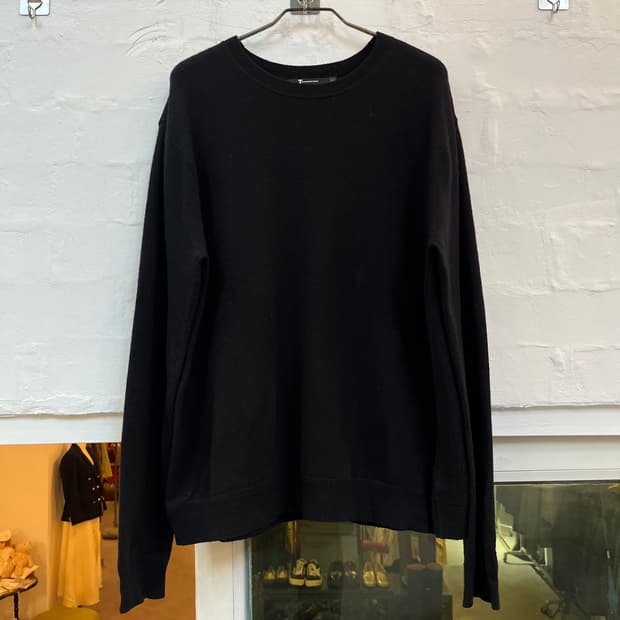 Alexander Wang 메리노 울 캐시미어 니트 블랙 M