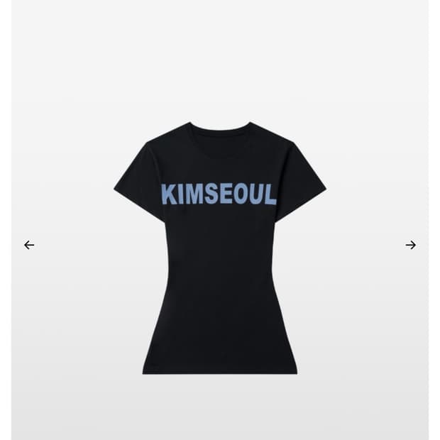LE LOGO SLIM TOP (black)