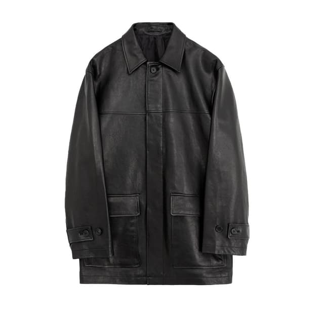 [4] 브라운야드 레더 하프 코트