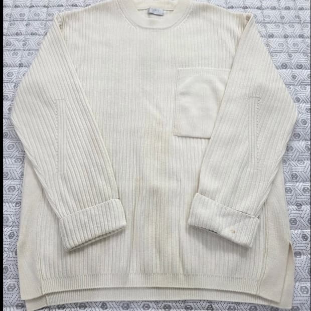 타임 TIME 아이보리 니트 100 FW2021