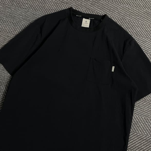 스노우피크 루트 포켓 우븐 반팔 티셔츠 y 4480