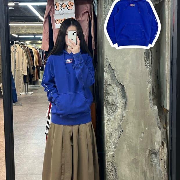 LMC 후드티 블루 S #csz3073