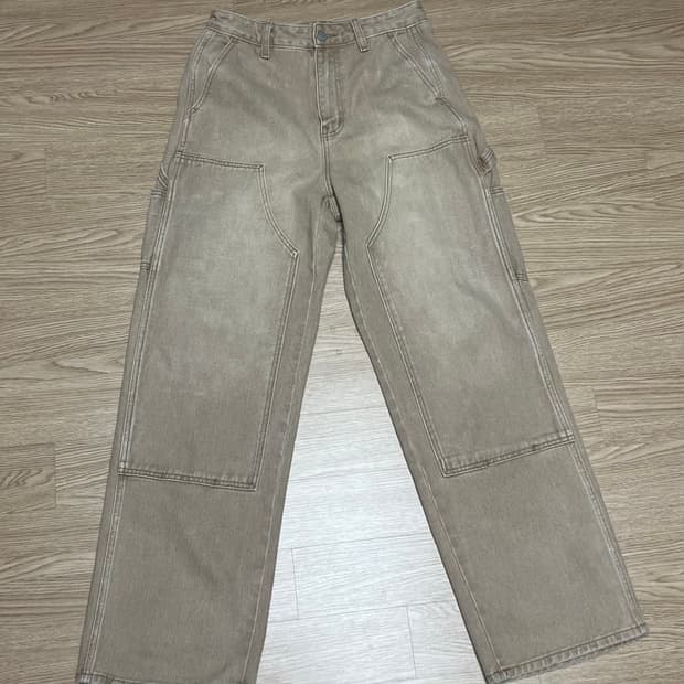 [무신사 스탠다드][28] 더블 니 카펜터 팬츠 [베이지]