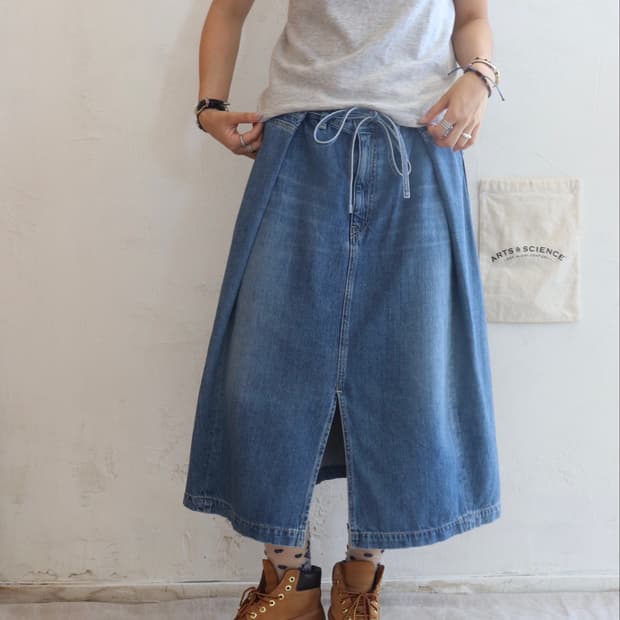 [Hysteric Glamour] Denim Wrap Skirt