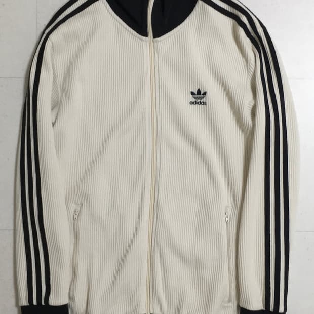 아디다스 와플 BB 트랙탑 - 원더 화이트 L