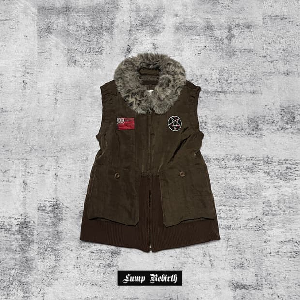 (lump rebirth) 00s punk fur vest