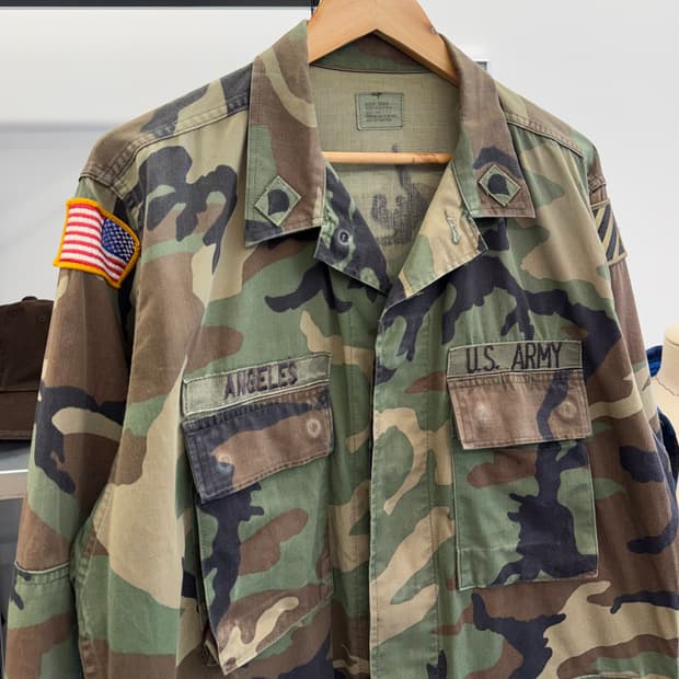 US Army 미군 우드랜드 카모 셔츠 자켓 (L)  