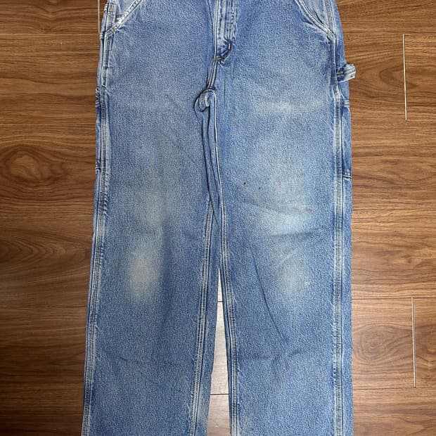 빈티지 칼하트 데님 워크팬츠 카펜터 싱글니
