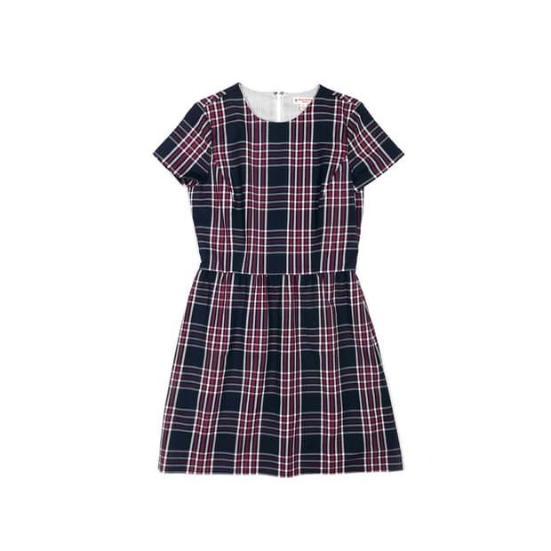 Brooks brothers red fleece dress