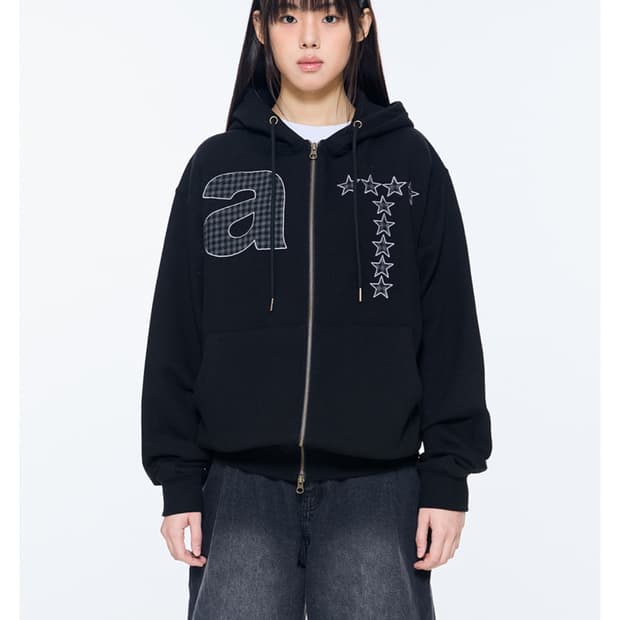 더콜디스트모먼트 후드 집업 m