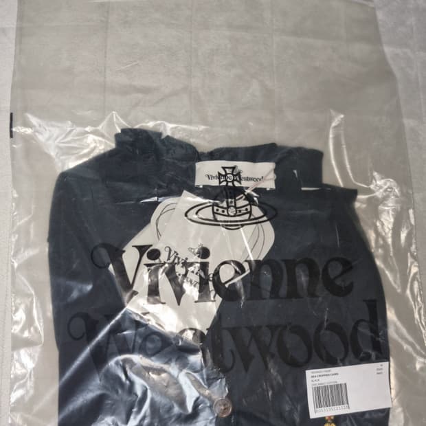 비비안웨스트우드 베아 크롭 가디건 M, 미개봉 새상품