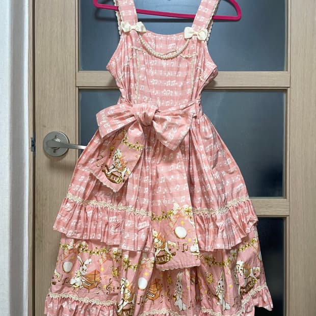 바디라인 음표토끼 로리타 점스카 jsk