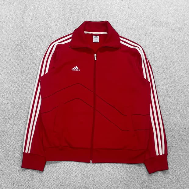아디다스 스티븐 제라드 스웨트 트랙탑 레드
