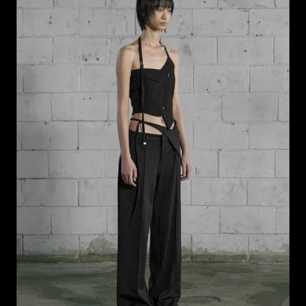 (새상품) 보헤미안 서울 WAIST BELTED WIDE PANTS
