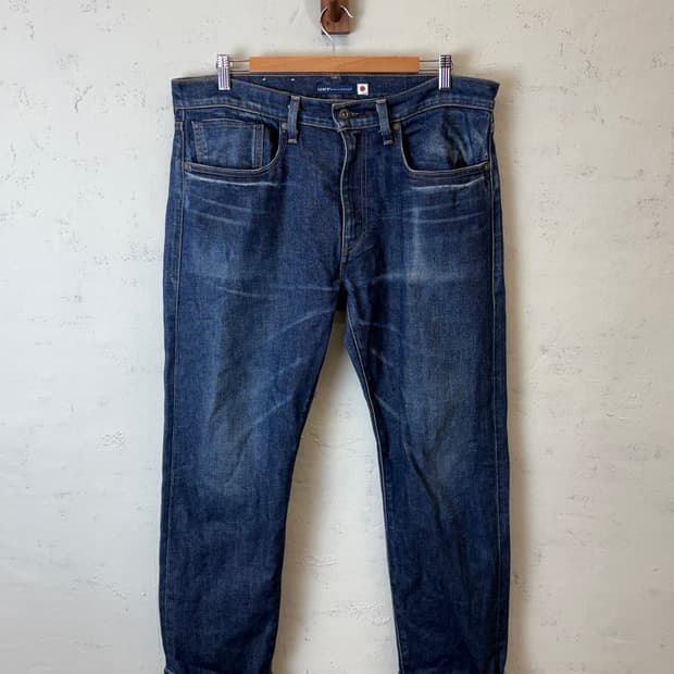 리바이스 빅E 제팬 메이드 502 셀비지 데님 팬츠