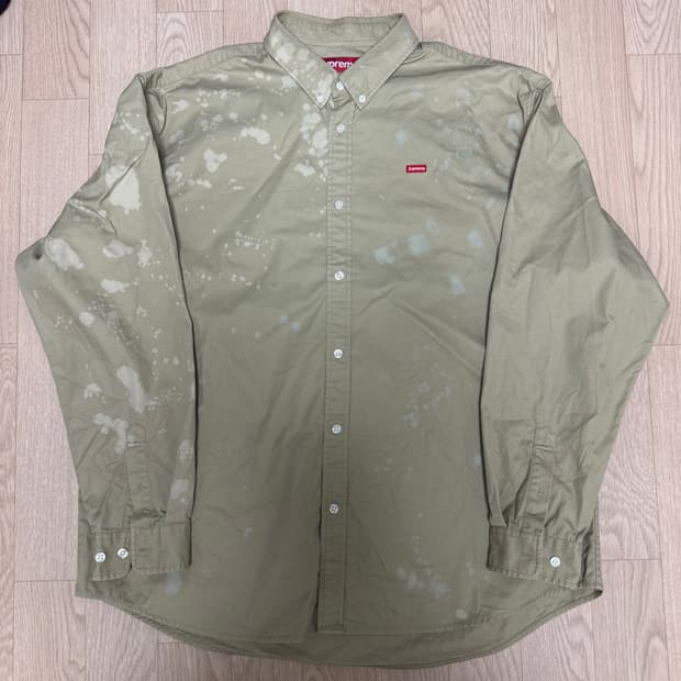 슈프림 스몰 박스 셔츠 베이지 XL