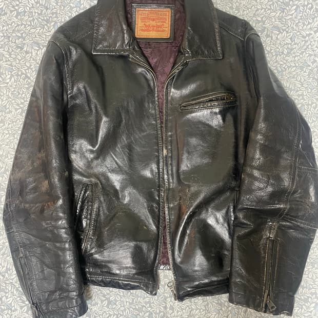 리바이스 디트로이트 자켓 레더자켓 