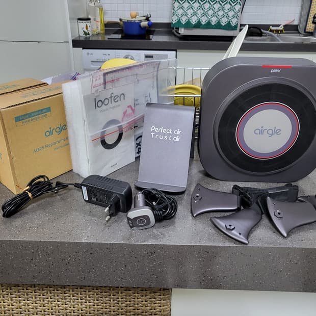 에이글 A25 개인실내용, 차량용 프리미엄 공기청정기+소모품일체+거치대