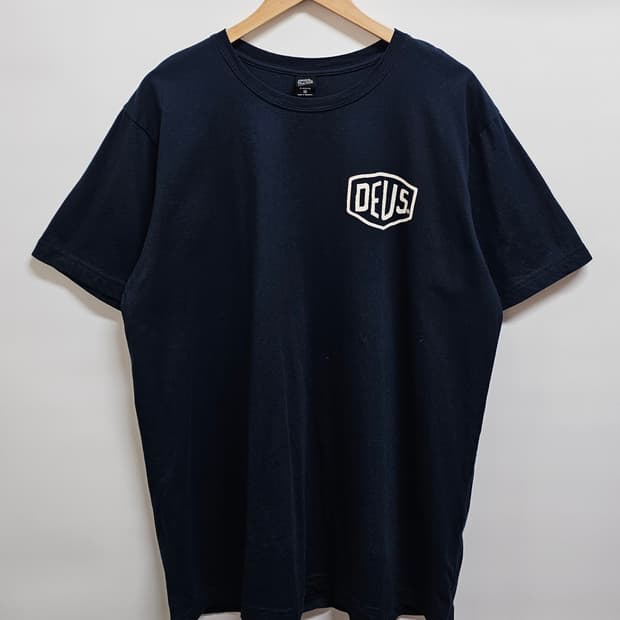 데우스 엑스 마키나 네이비 반팔 티셔츠 XL