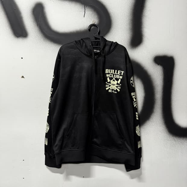 Bullet Club 락 , 고스 펑크 스컬 프린팅 카모 져지 집업 후디