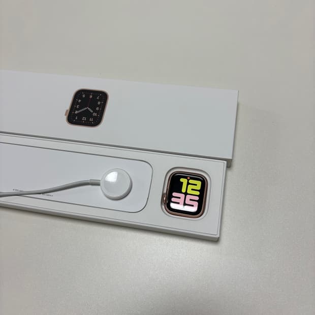 애플워치 se 40mm 핑크샌드 (GPS)