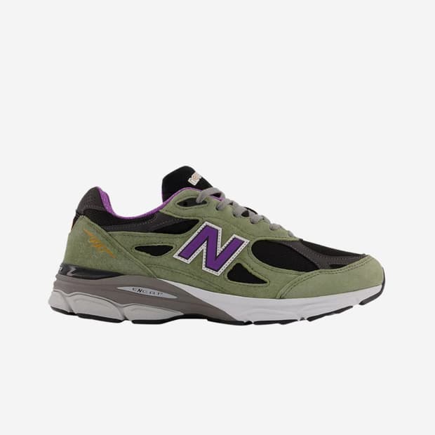 뉴발란스 990v3 메이드 인 USA 올리브 리프 블랙 275